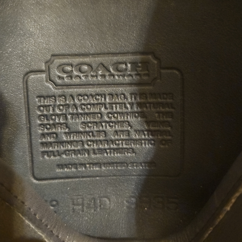 RARE 1990’s COACH HADLEY #9935 Crossbody in Navy - Picture 11 of 12